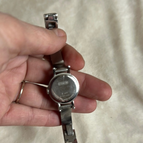 Coach Silver and black pattern bracelet watch - Picture 2 of 3